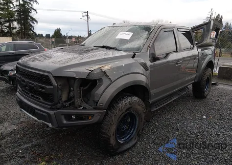2018 Ford F-150 Raptor из США, поврежденный, VIN 1FTFW1RG8JFA07095